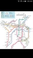 Kyoto Metro Map 海报