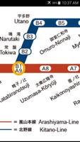 برنامه‌نما Kyoto Tram Map عکس از صفحه