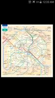 Paris Metro Map Plakat