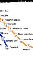 Sapporo Metro Map syot layar 2