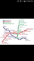 Tashkent Metro Map ポスター