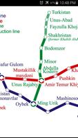 Tashkent Metro Map capture d'écran 1