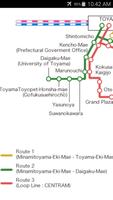 Toyama Tram Map capture d'écran 1