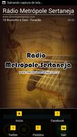 Rádio Metrópole Sertaneja syot layar 1