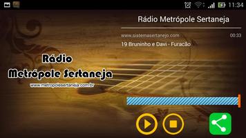 Rádio Metrópole Sertaneja syot layar 3