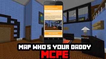 Map Qui est ton papa pour MCPE Affiche