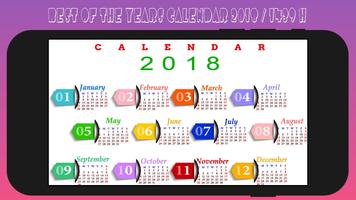 New Calendar 2018 plakat