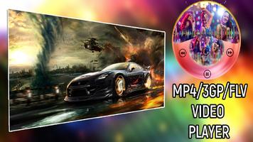 3GP/MP4/FLV HD Video Player Affiche