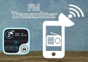 FM transmitter للسيارات الملصق