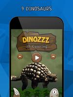 DINOZZZ - 3D Coloring poster