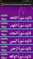 Perfect Audio Quran Mp3 Free poster