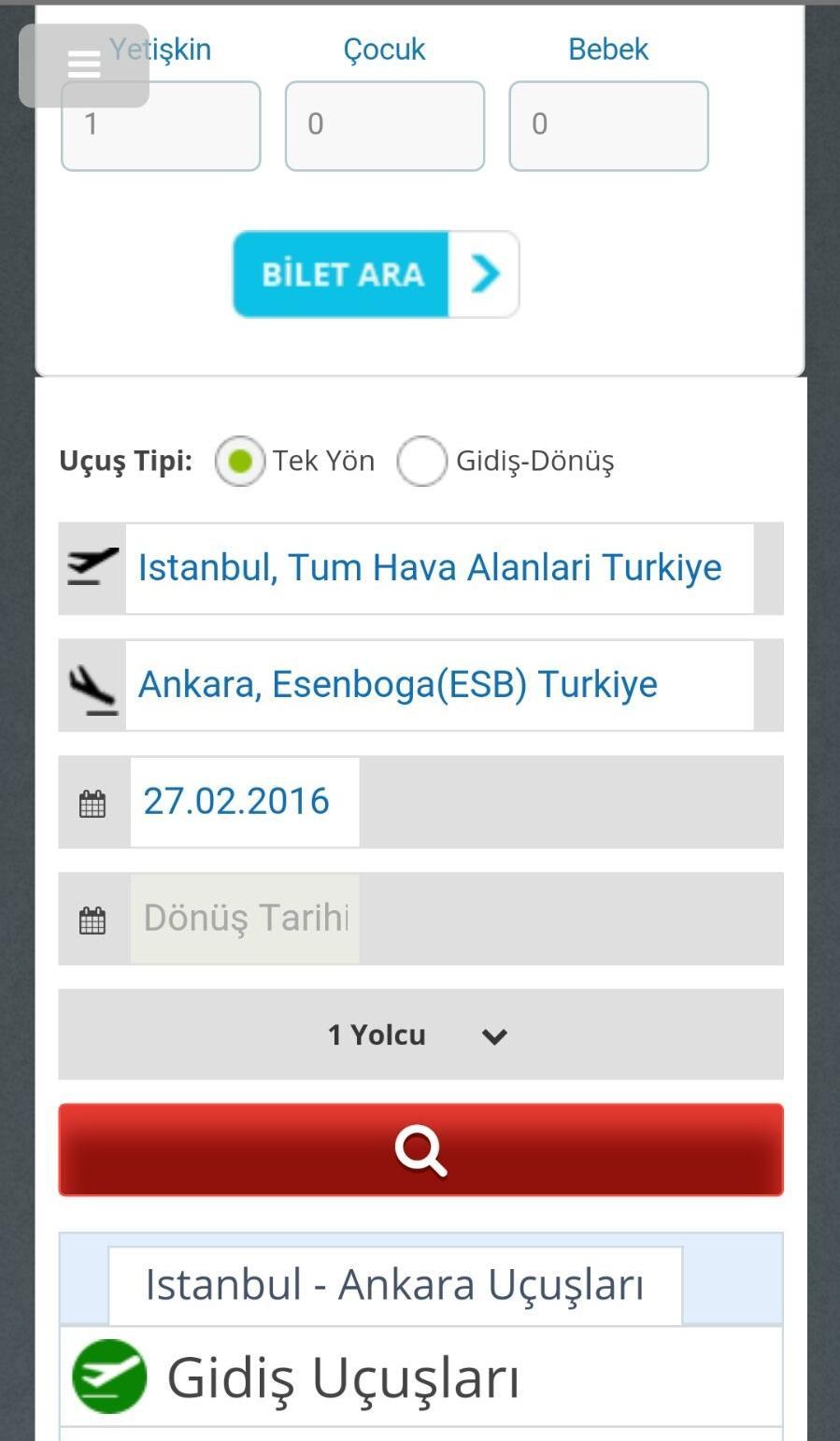 ankara ucak bileti for android apk download