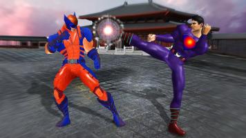 Superheroes Wrestling Battleship Arena Ring Fight ภาพหน้าจอ 1