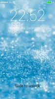 Ice snowflakes Affiche