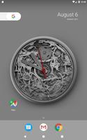 Mechanical Analog Clock Live Wallpaper capture d'écran 2