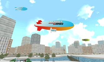 Majestic Zeppelin Flight 3D syot layar 2