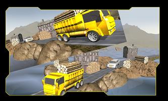Mountain Cargo Truck Driver captura de pantalla 2