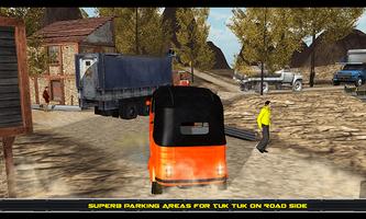 Offroad Tuk Tuk Auto Parking captura de pantalla 3