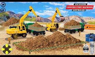 Construction Machines Offroad : Operate Excavator capture d'écran 3