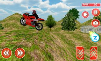 Off Road Jungle Motorcycle 3D capture d'écran 2