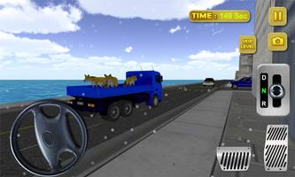 3D Animal Truck Simulator 2016 screenshot 3