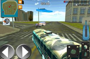 3D Bus Driver: Armée Duty Sim Affiche