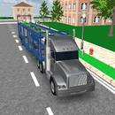 Car transport 3D trailer truck APK