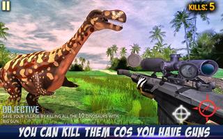 Dino Hunting: Survival Game 3D Plakat