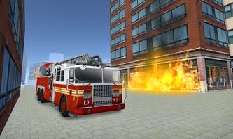 Fire Truck Simulator 2016 syot layar 2