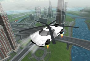 Flying Car Rescue Flight Sim скриншот 1