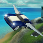 Fliegen Auto Flugsimulator 3D Zeichen