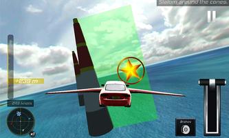 Voler 3D Car Flight Simulator capture d'écran 1