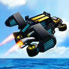 Flying Stunt Car Simulator 3D icône