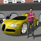Downtown City Taxi Driver 3D icône