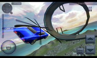 Вертолет Muscle Car Sim 3D скриншот 1