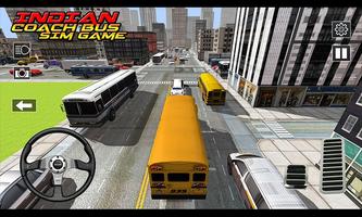 Indian Coach Bus Sim Game 2017 poster