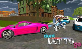 Police Girl Bike Rider screenshot 1