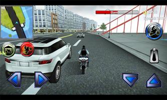 Police Motorcycle Simulator 3D Affiche
