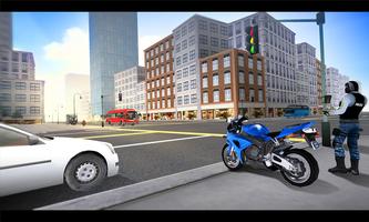 Police Motorcycle Simulator 3D capture d'écran 1