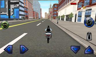 Police Motorbike Chicago Story ポスター