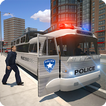 Police bus prison transport 3D