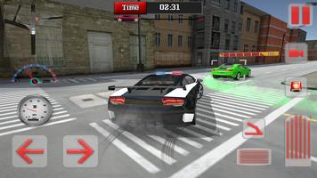 Police Car Chase Simulator 3D capture d'écran 3