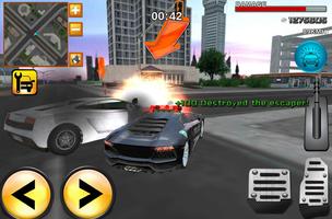Mad Police Driver Fury 3D Plakat