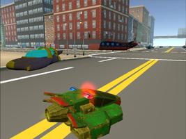 Police Hover Craft City Heroes captura de pantalla 1