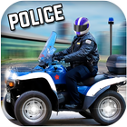 quad police simulateur 4x4 3D icône