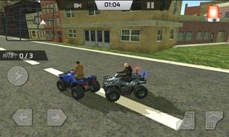 quad police simulateur 4x4 3D capture d'écran 2