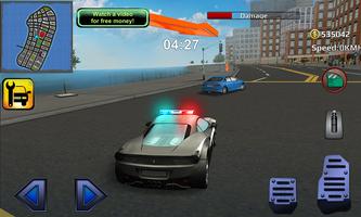 Police Supercar Crime Unit 3D capture d'écran 1