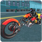 Police Sci Fi Bike Rider 3D icône