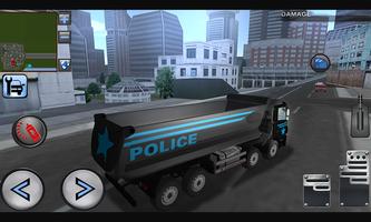 3D Police Truck Simulator 2016 poster