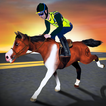 rodeo simulador cavalo polícia